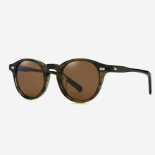 Runde Sonnenbrille für Herren aus Acetat im klassischen Design